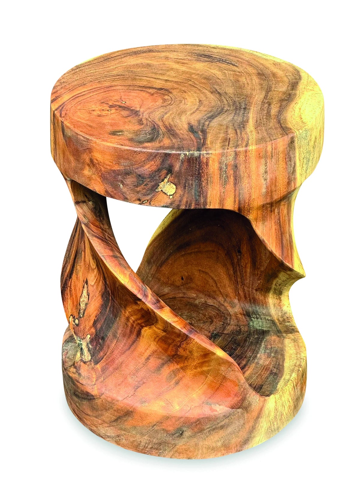 Round Twist Lamp Table/Stool 45cm (Indoor Use Only)