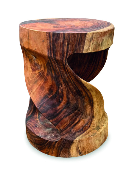 Round Twist Lamp Table/Stool 45cm (Indoor Use Only)