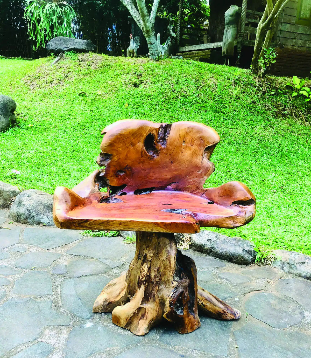 Root Chair Solid Trunk Leg