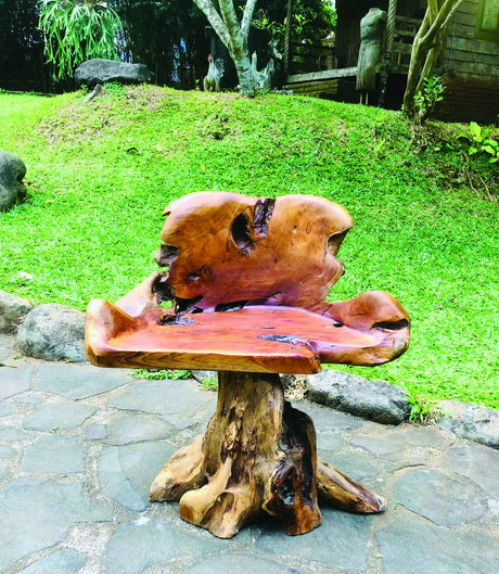 Root Chair Solid Trunk Leg