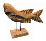 Star Gazing Koi Carp Sculpture