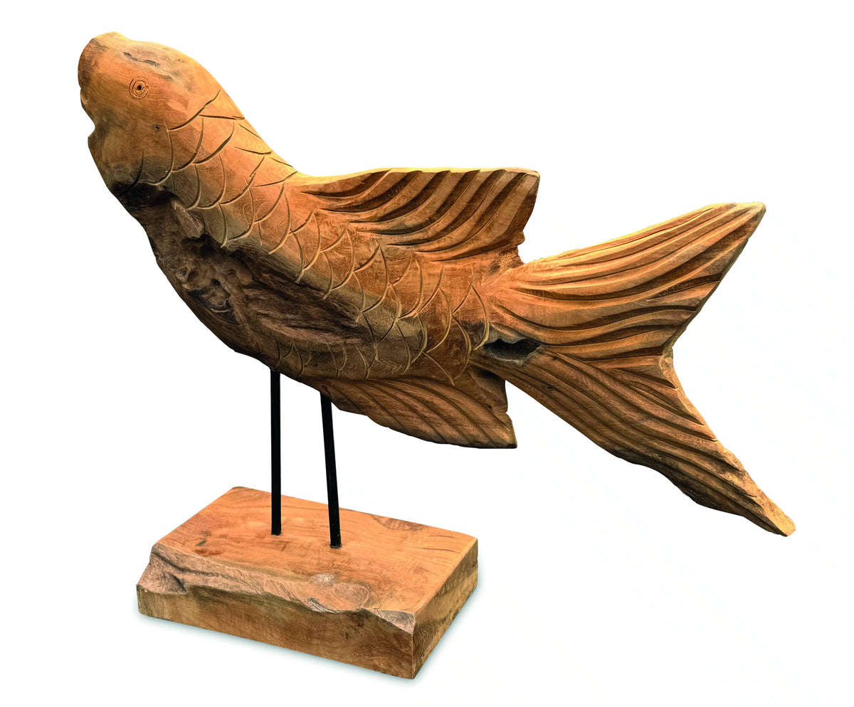 Star Gazing Koi Carp Sculpture