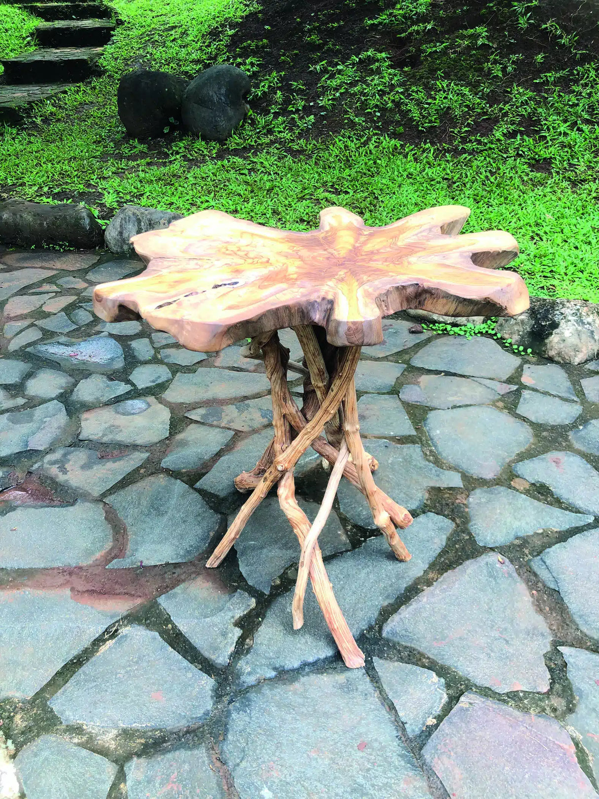 Mushroom Liliana Side Table 65cm H