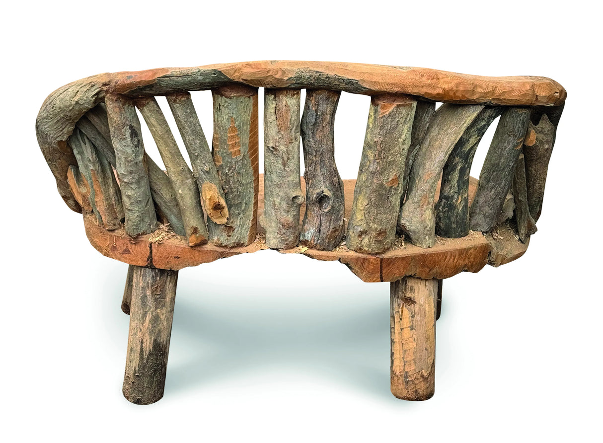 Teak Driftwood Garden Bench 130cm