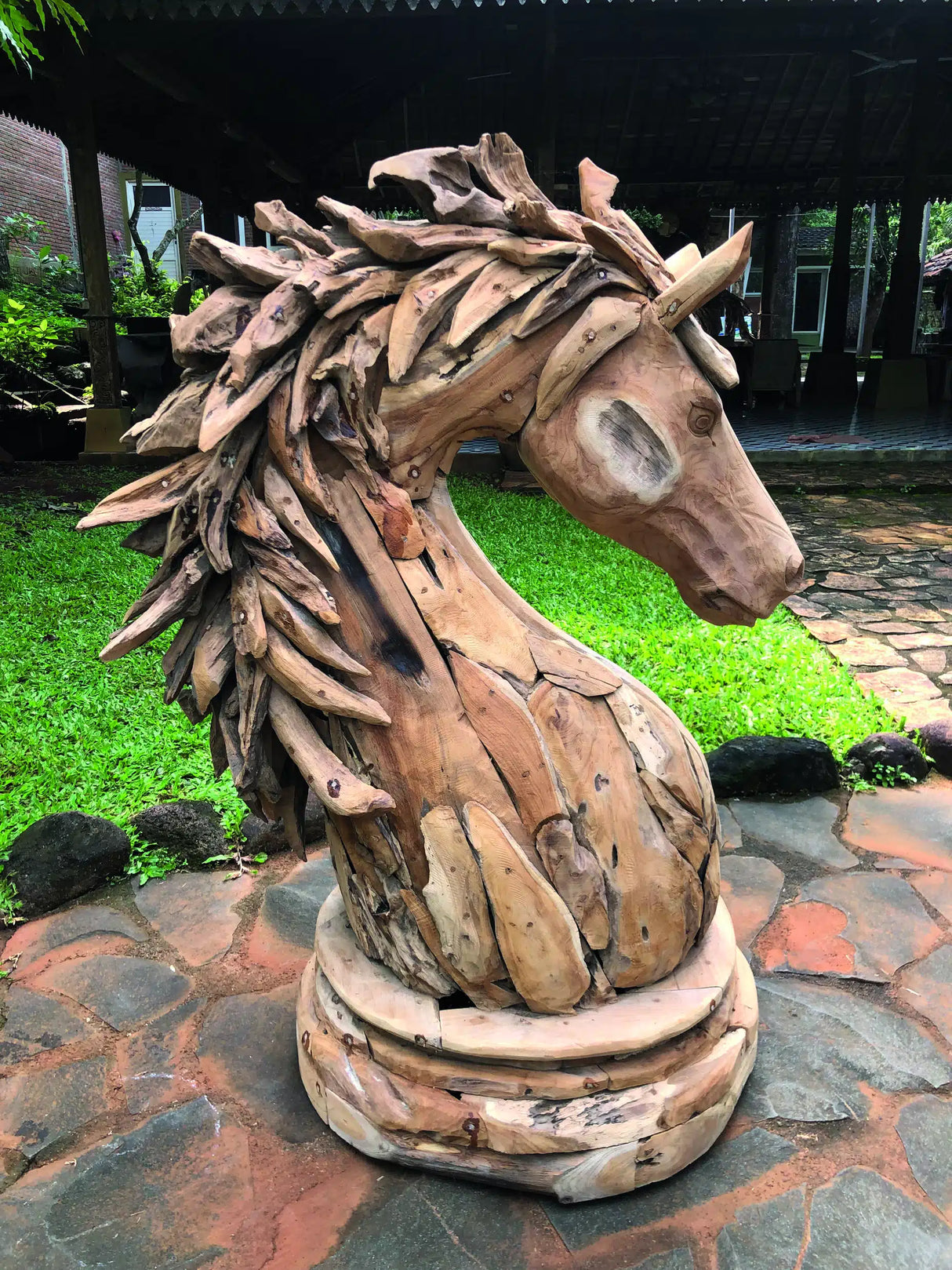 Knight Horse Head 80cm