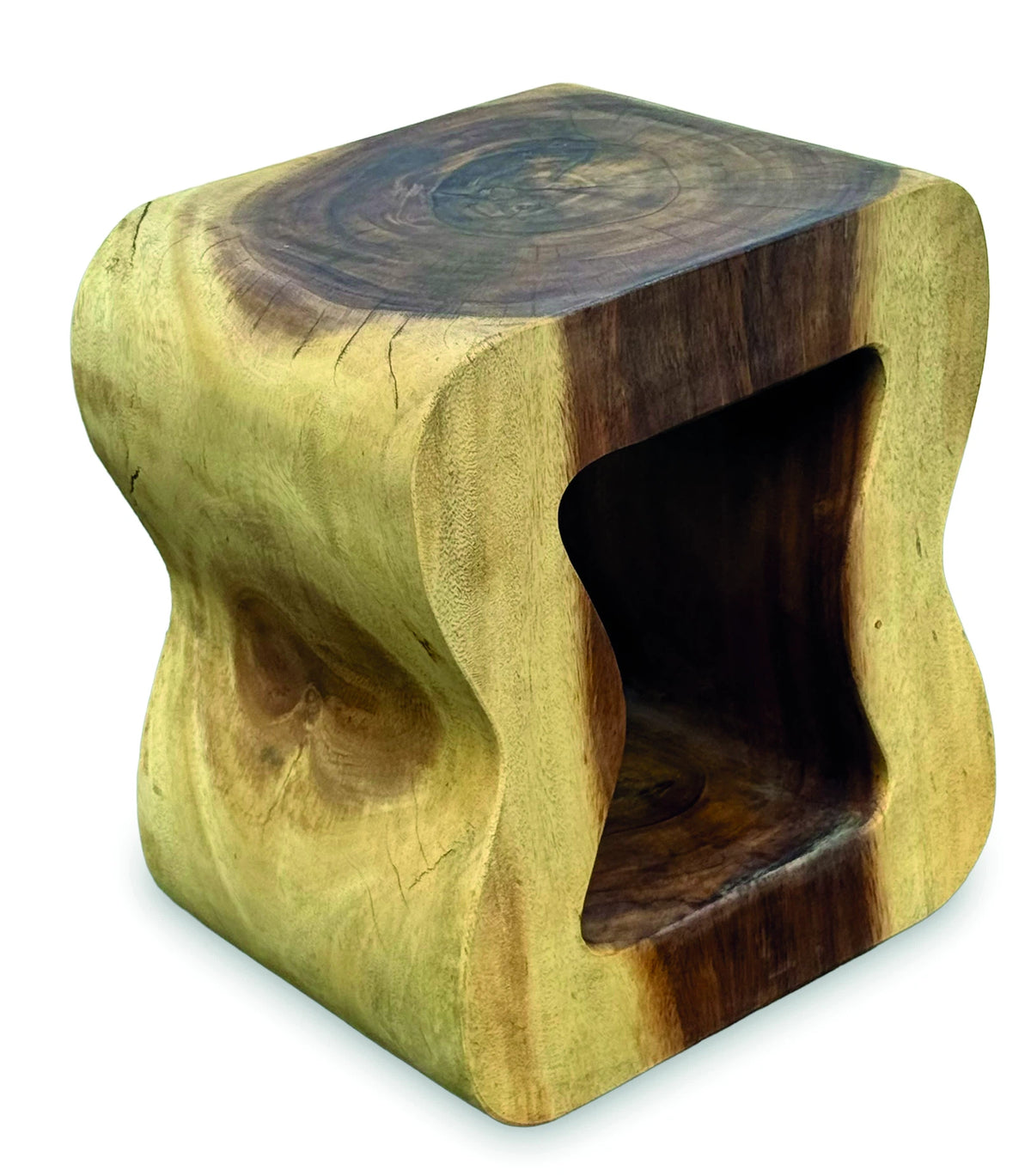 Wavy Lamp Table/Stool 45cm