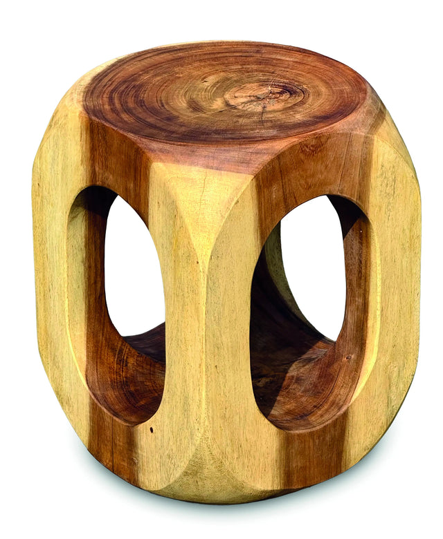 Olive Lamp Table/Stool