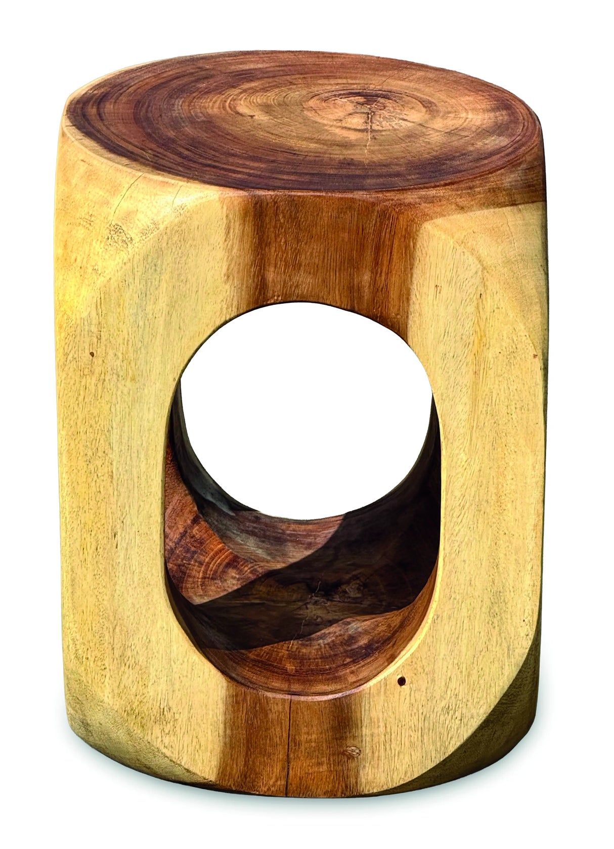 Olive Lamp Table/Stool