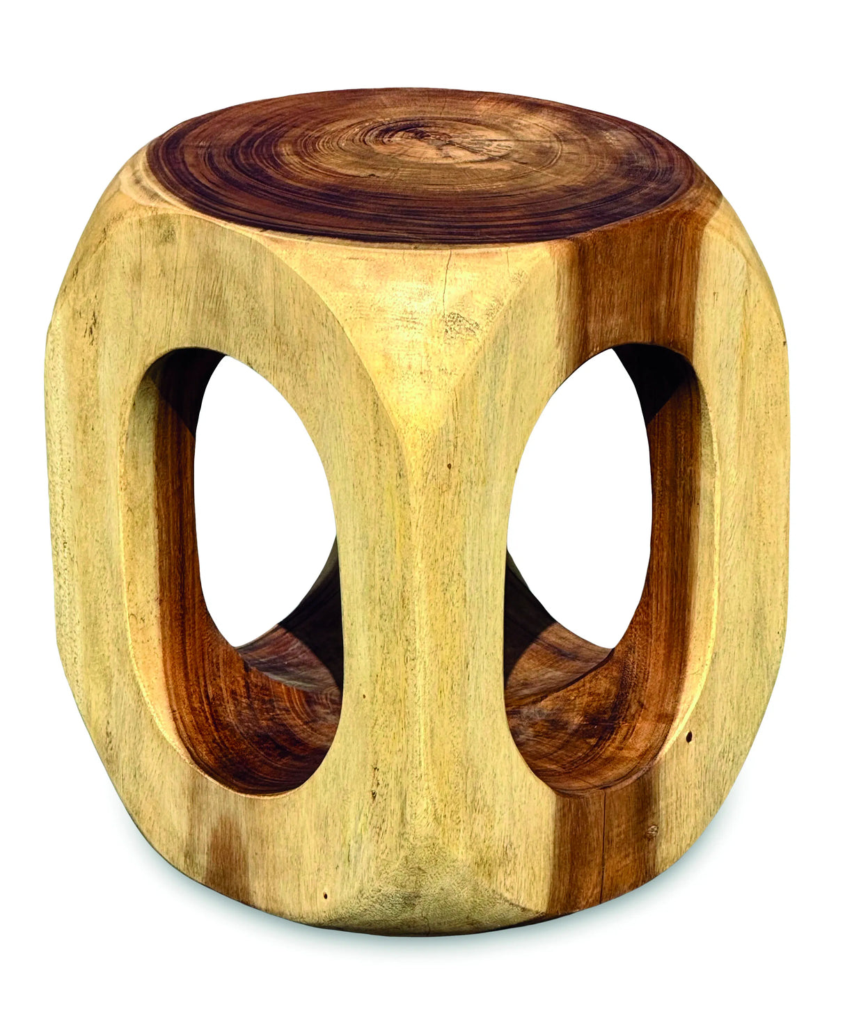 Olive Lamp Table/Stool