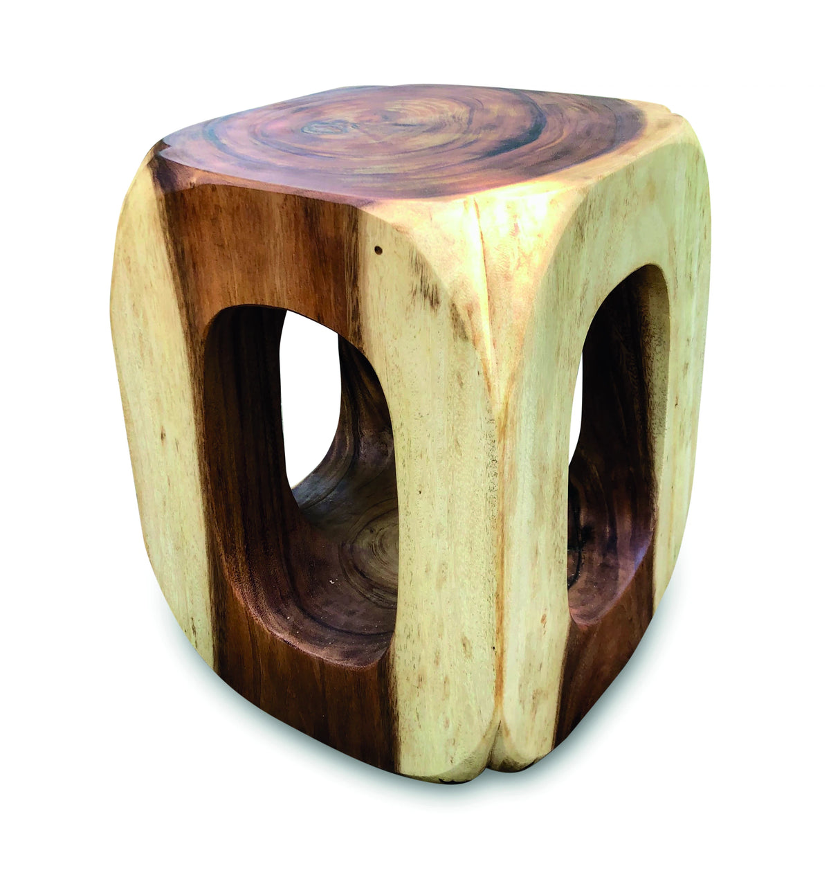 Olive Lamp Table/Stool
