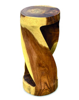 Round Twist Side Table High 80cm