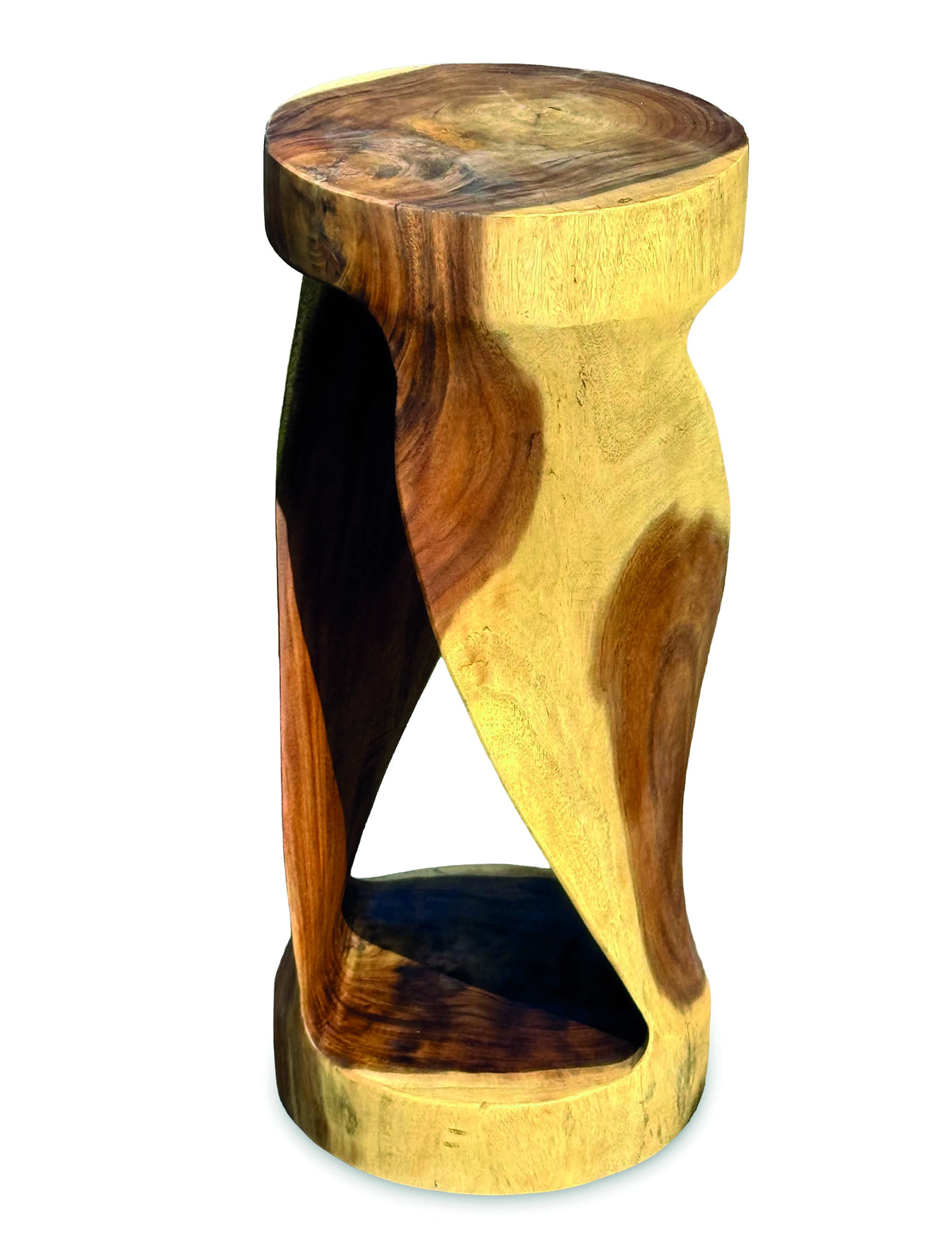 Round Twist Side Table High 80cm