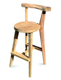 Sit Back & Relax Teak Bar Stool