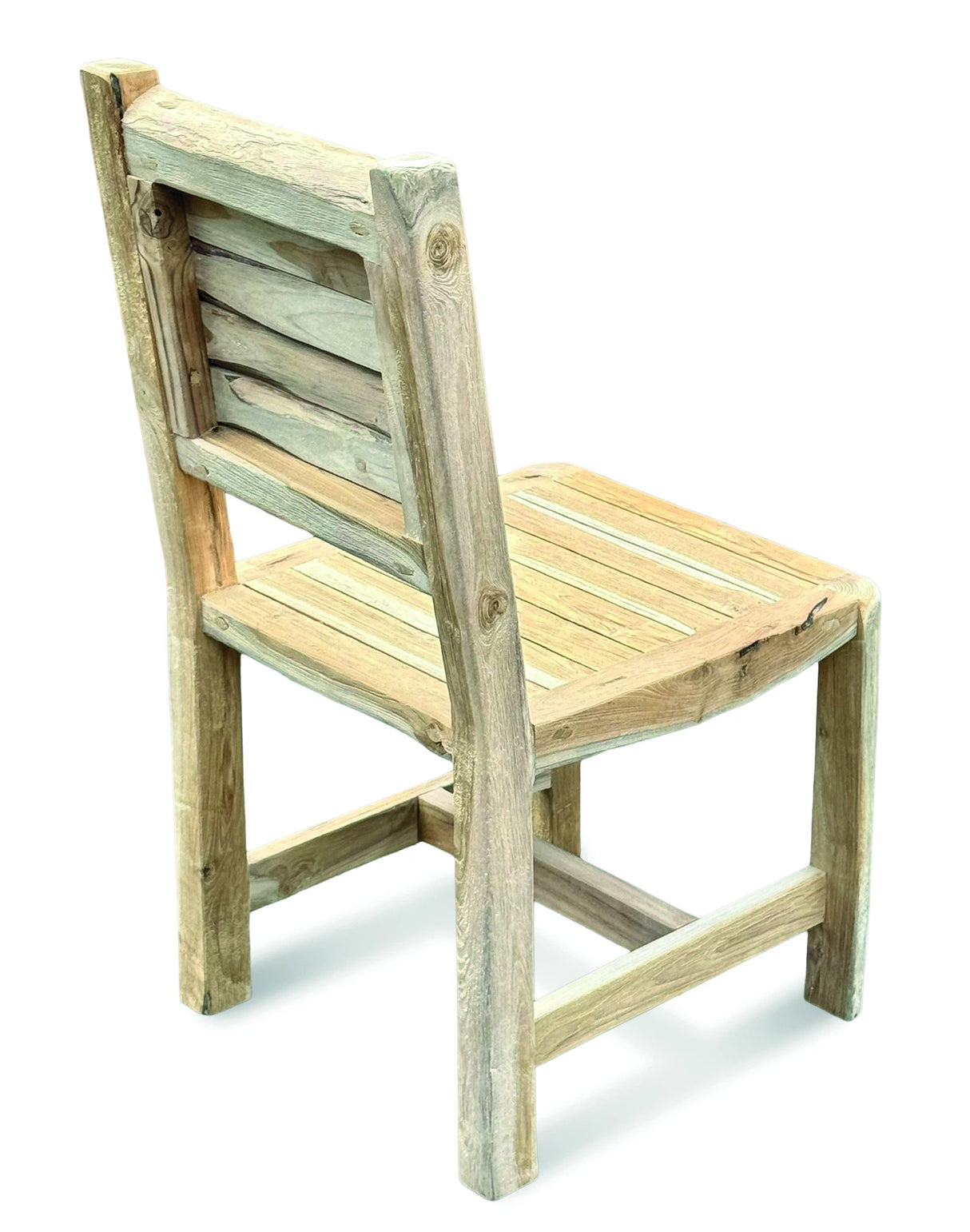 Solid Teak Rustic Chair