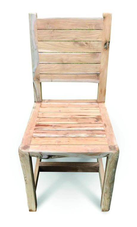 Solid Teak Rustic Chair