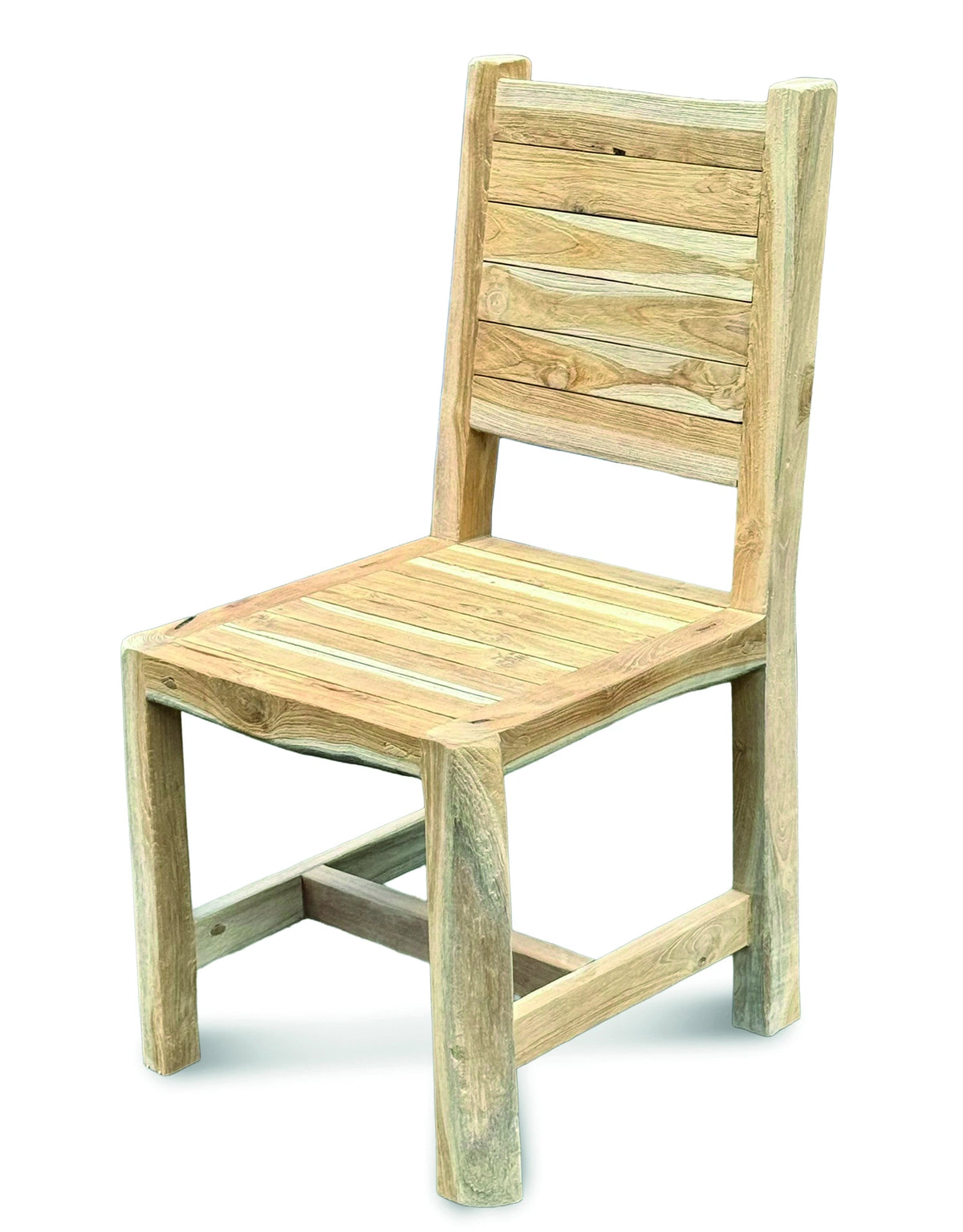 Solid Teak Rustic Chair