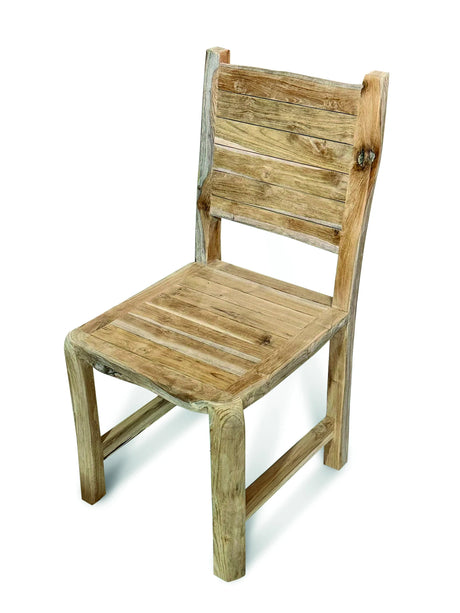 Solid Teak Rustic Chair