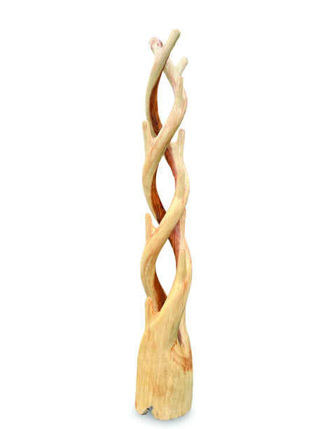 Twisted Double Coat Stand