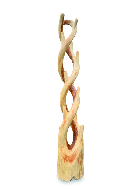 Twisted Double Coat Stand