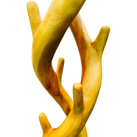 Twisted Double Coat Stand