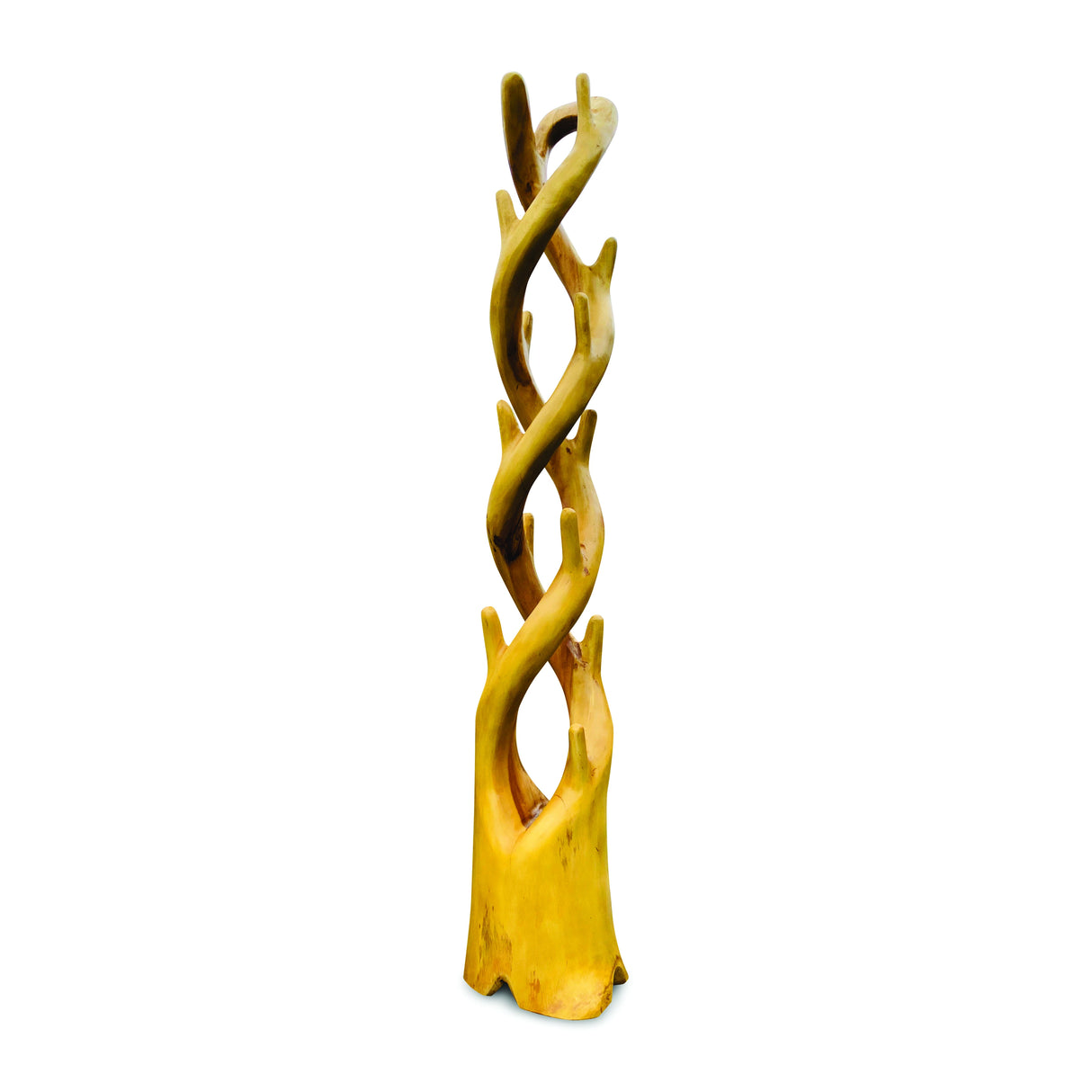 Twisted Double Coat Stand