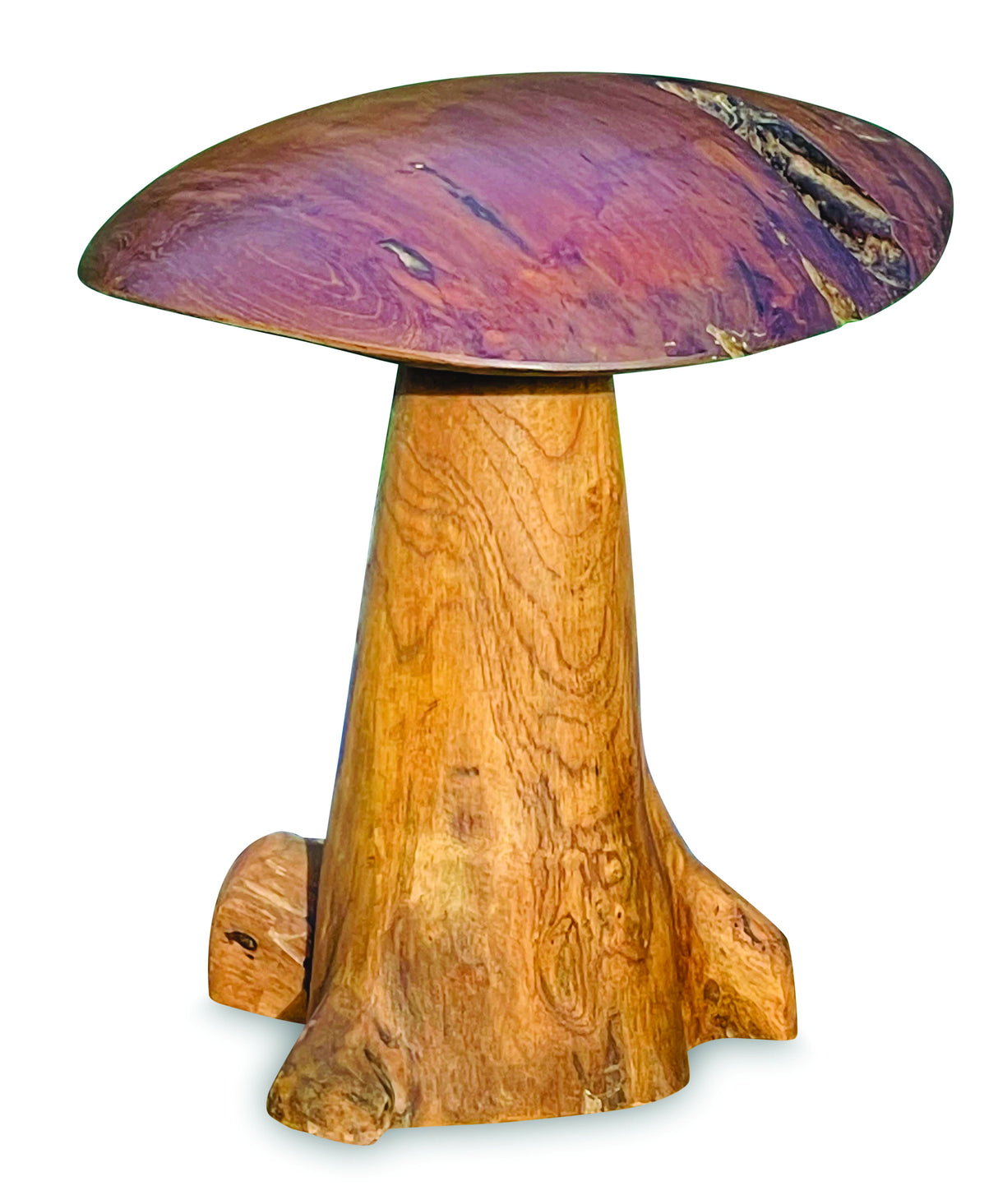 Root Chunky Mushrooms Set Of 3;Teak Root Mushroom Large