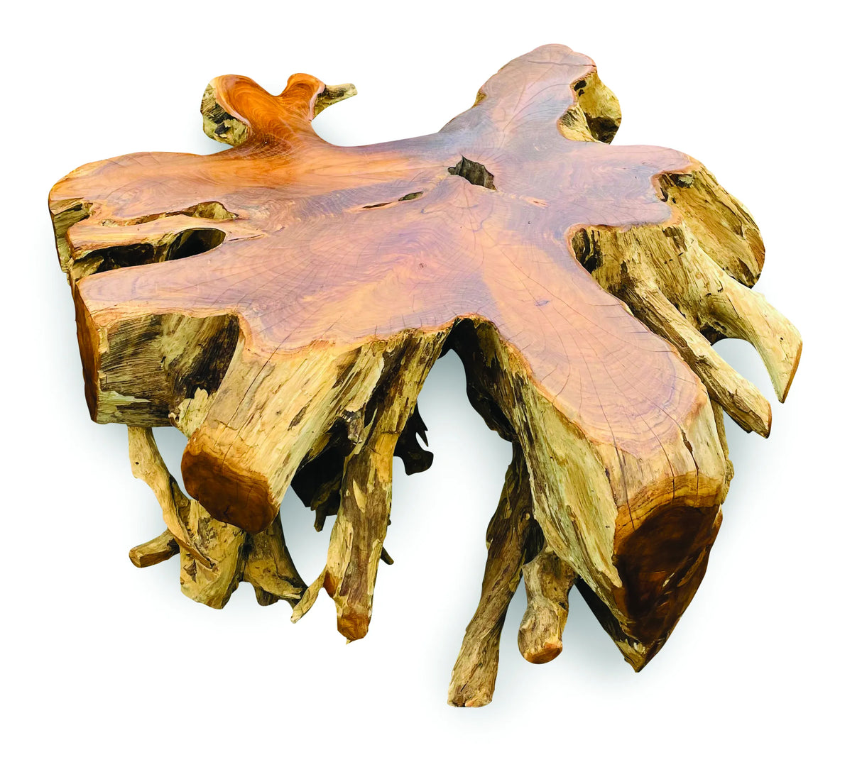 root round spider coffee table large