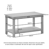 Coffee Table with Shelf