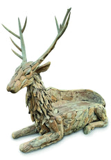 Teak Stag Bench Large