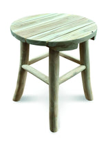 MALVERN TEAK END TABLE-STOOL