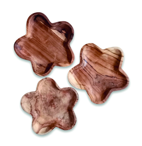 TEAK ROOT STAR BOWL 30cm.