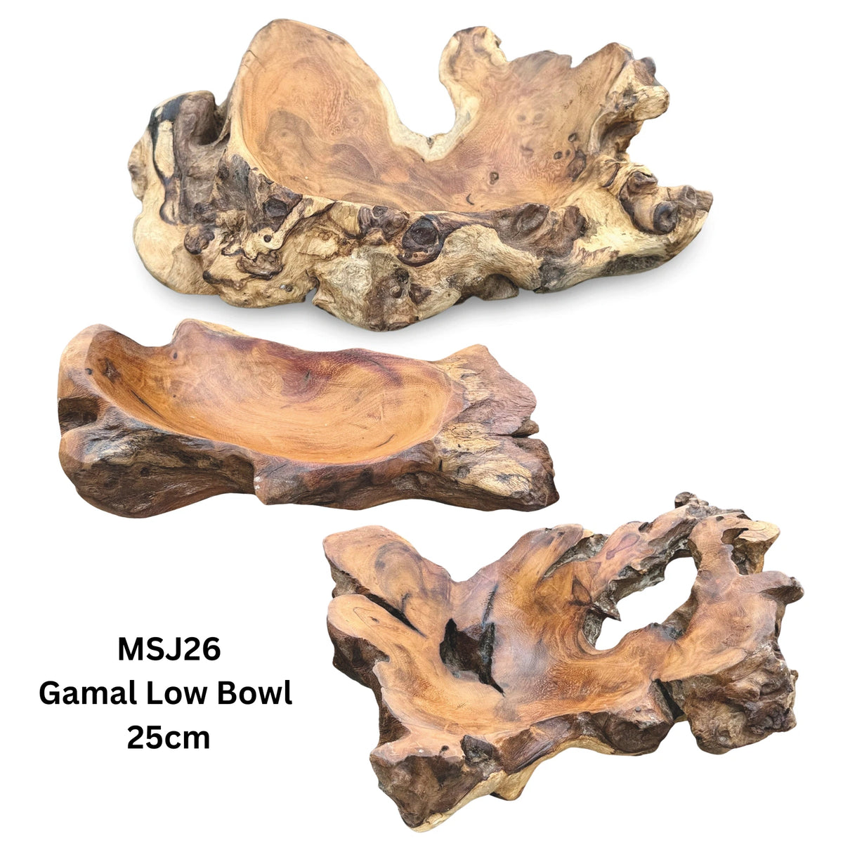 Gamal Low Bowl 25cm
