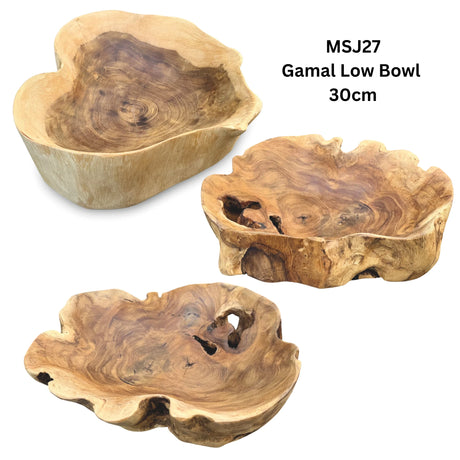 Gamal Low Bowl 30cm