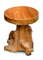 Baby Round Teak Root Lamp Table H30cm