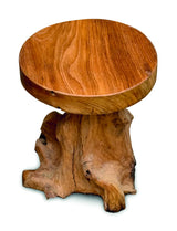 Baby Round Teak Root Lamp Table H30cm