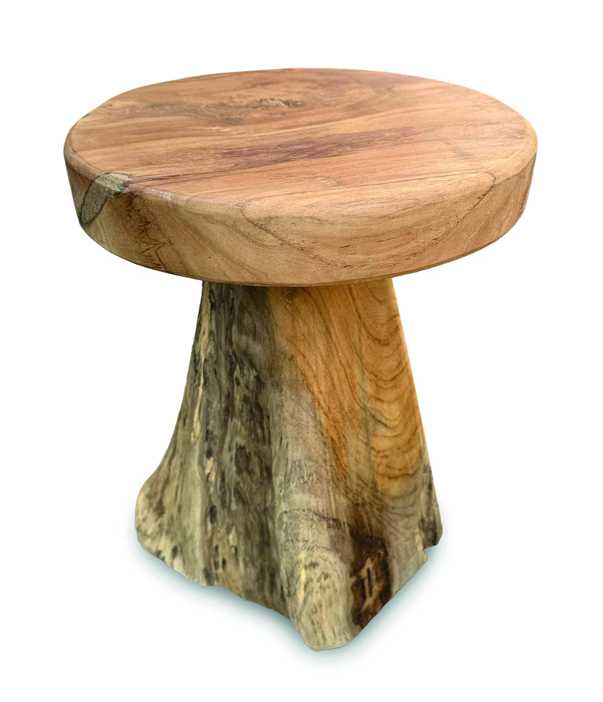 Baby Round Teak Root Lamp Table H30cm