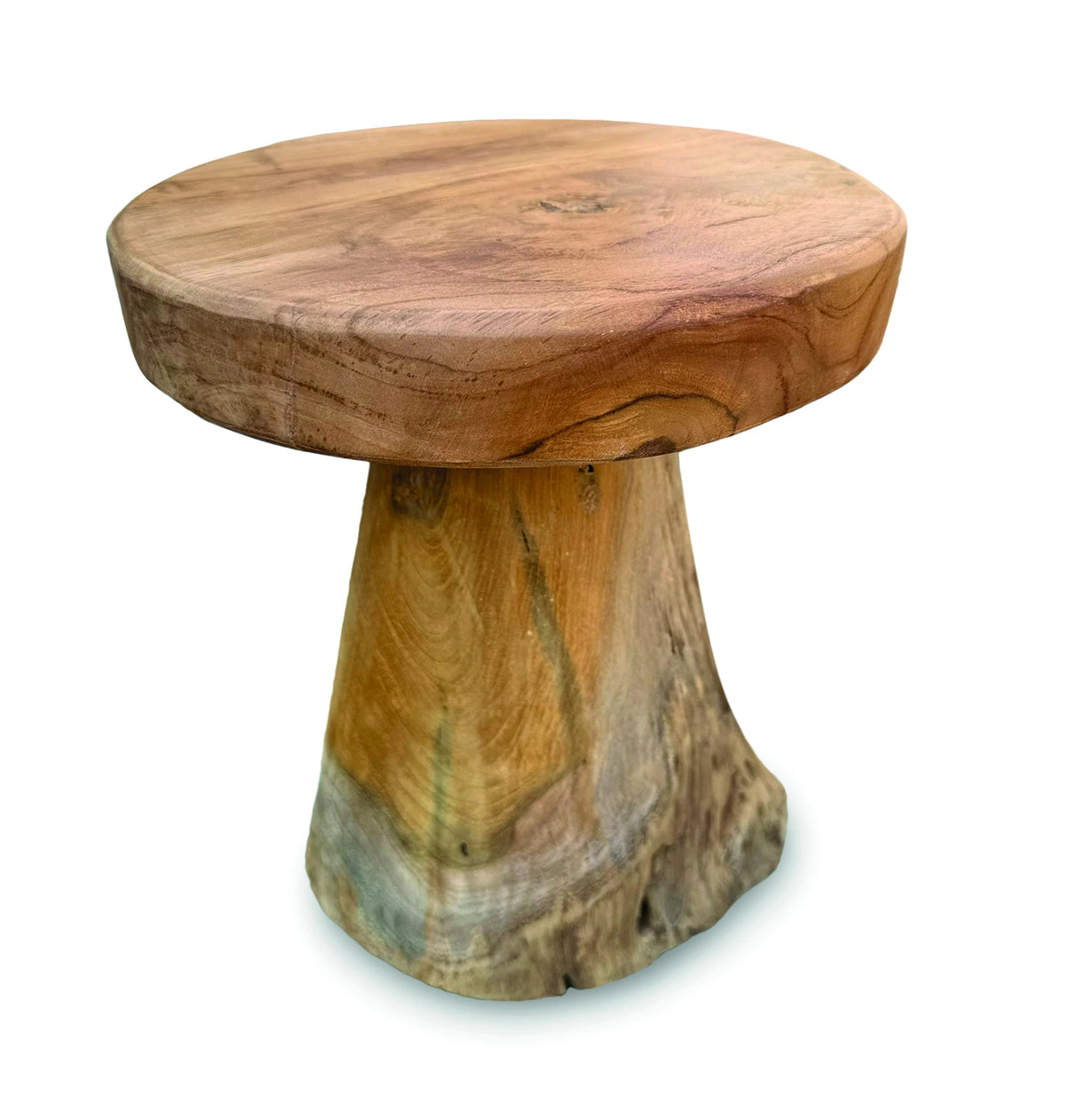 Baby Round Teak Root Lamp Table H30cm