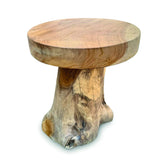 Baby Round Teak Root Lamp Table H30cm