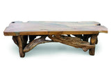 Flintstone No Back Teak Bench 150cm