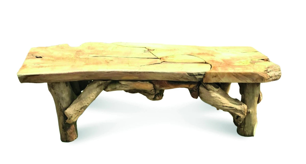 Flintstone No Back Teak Bench 150cm