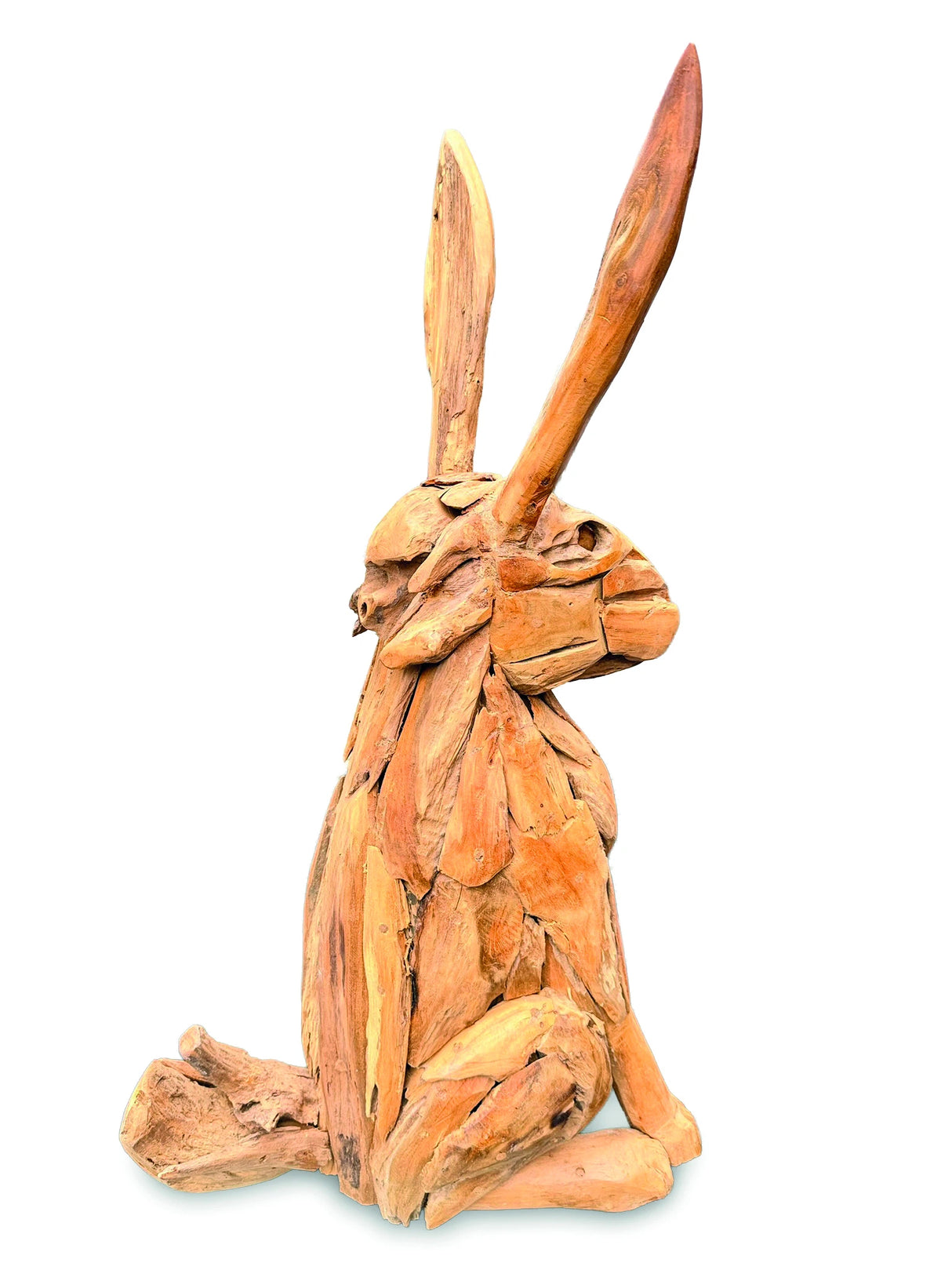 Teak Root Hare H80cm