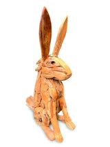 Teak Root Hare H80cm