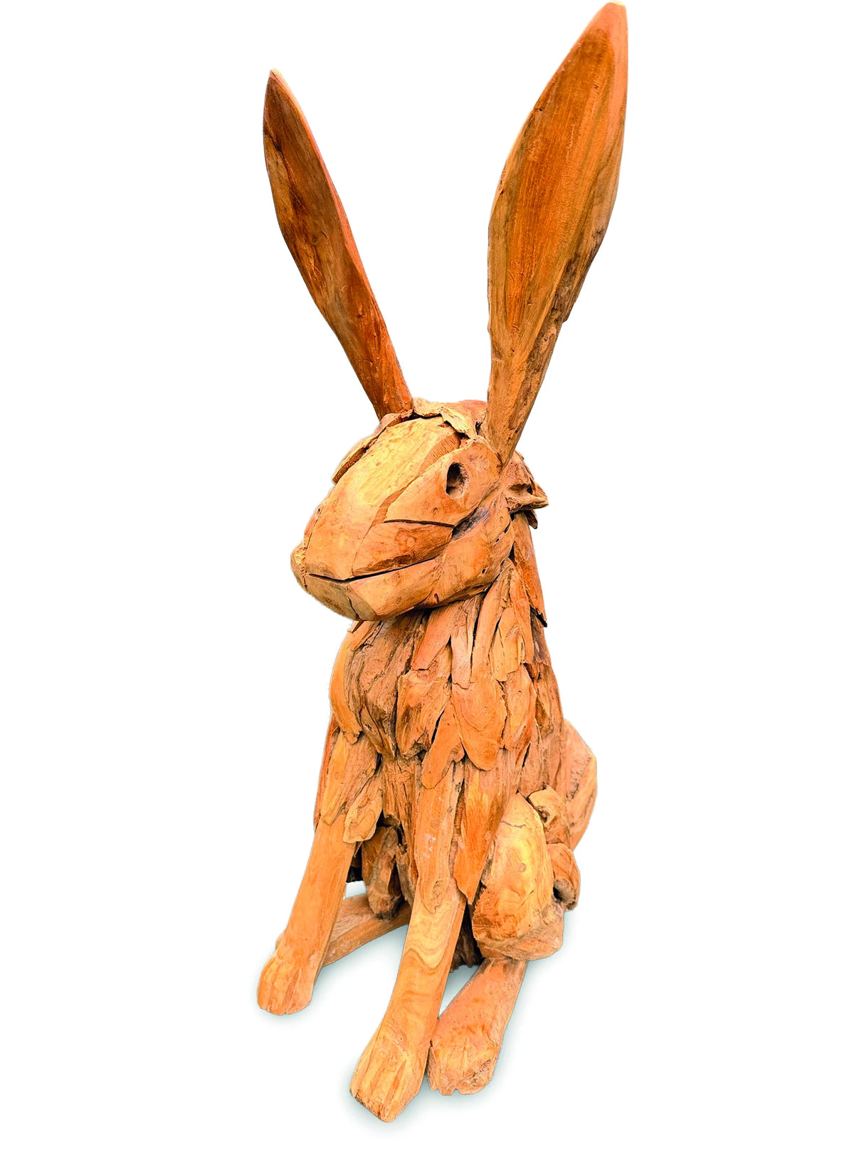 Teak Root Hare H80cm