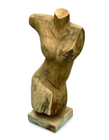 Solid Teak Naked Lady Sculpture H55cm