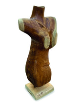 Solid Teak Naked Lady Sculpture H55cm
