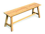 Reclaimed Teak Backless Bench 120cm