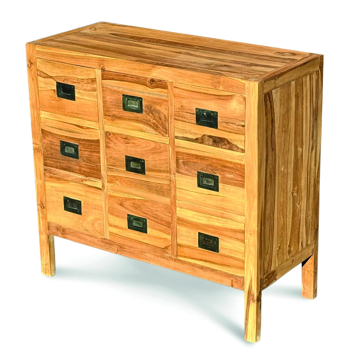 Reclaimed Teak Cabinet 9 Drawers