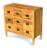 Reclaimed Teak Cabinet 9 Drawers