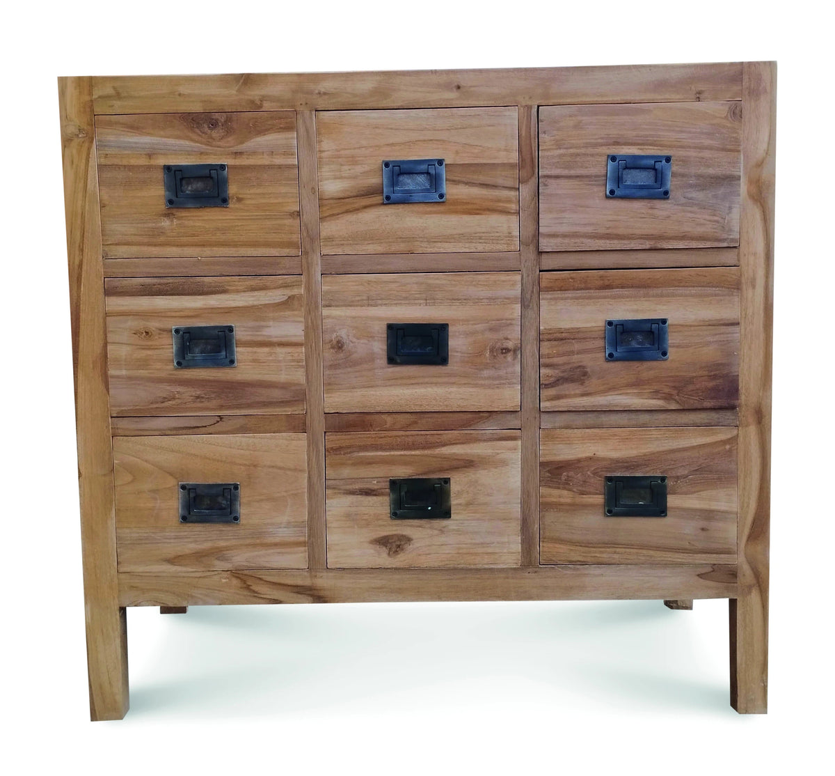 Reclaimed Teak Cabinet 9 Drawers