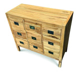 Reclaimed Teak Cabinet 9 Drawers